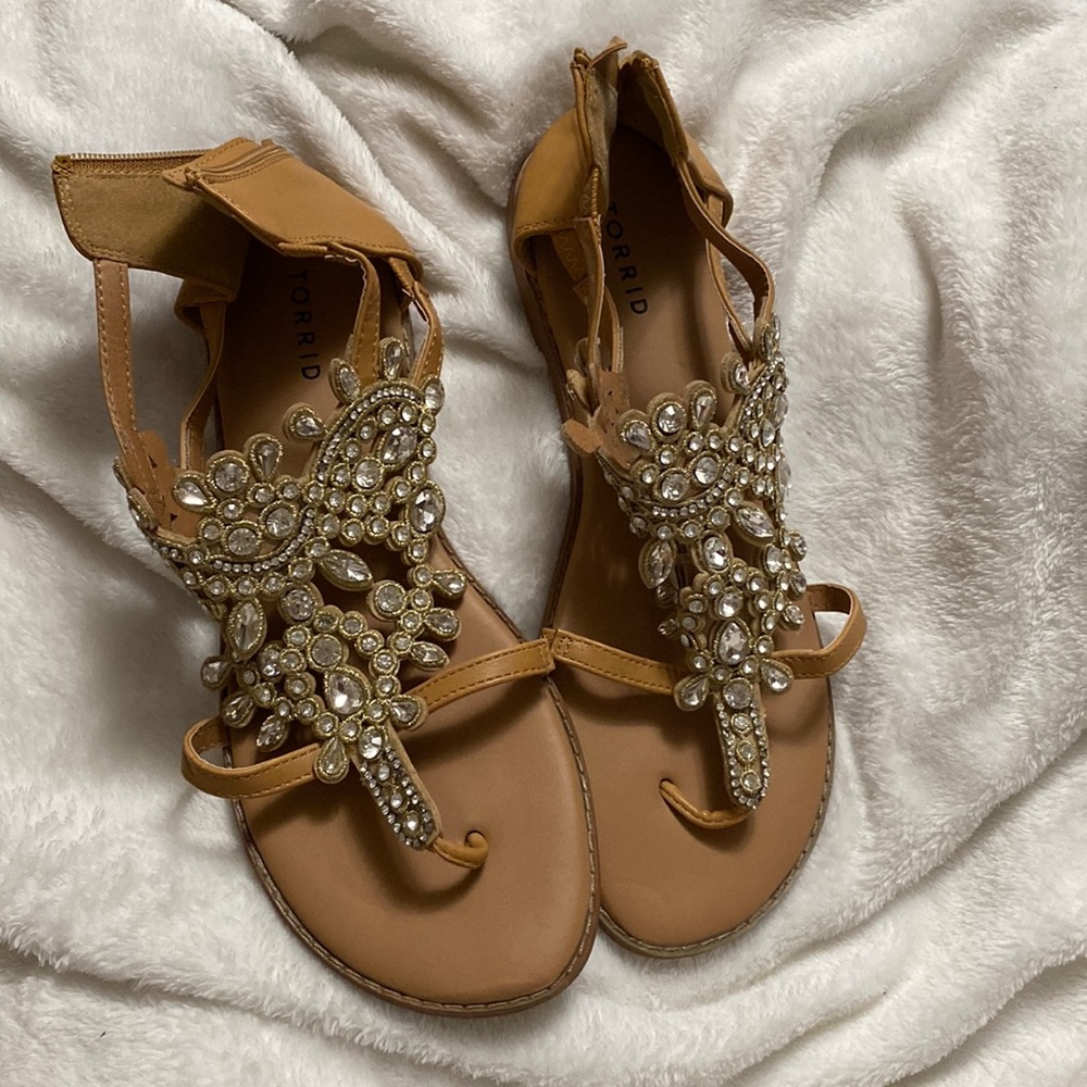 Bling Torrid Slip On Sandals